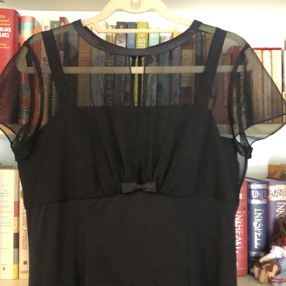 Long black dress for performances-vocal/musical etc. Size 10.